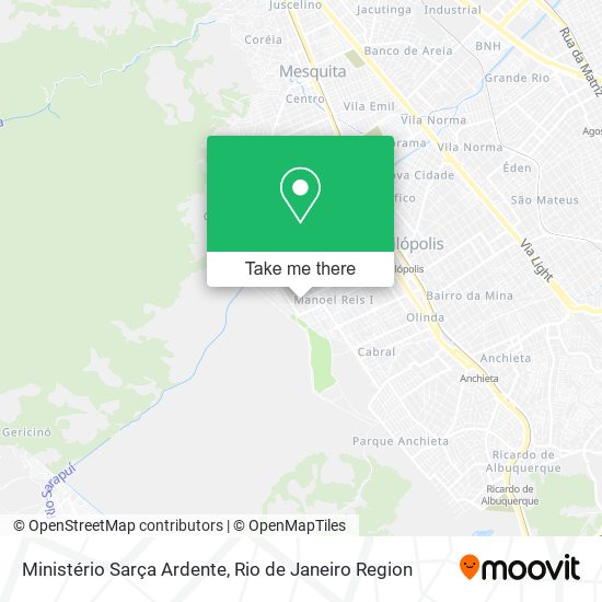 Ministério Sarça Ardente map