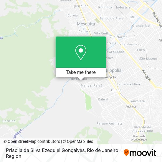 Priscila da Silva Ezequiel Gonçalves map