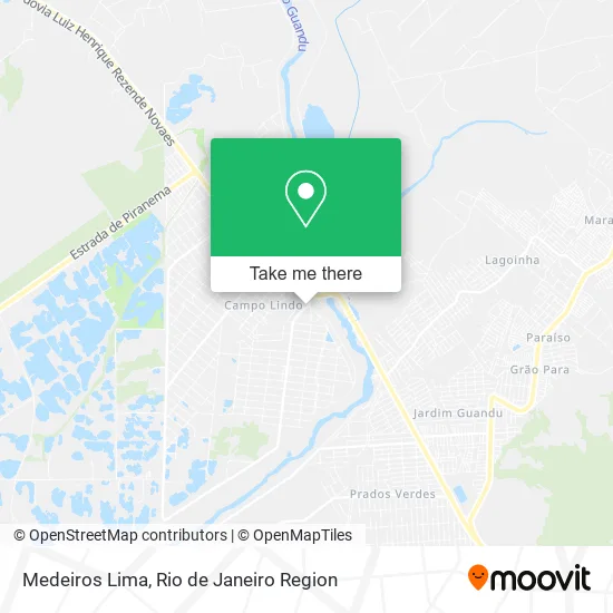 Medeiros Lima map