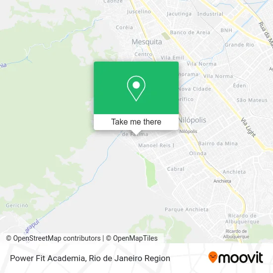 Power Fit Academia map