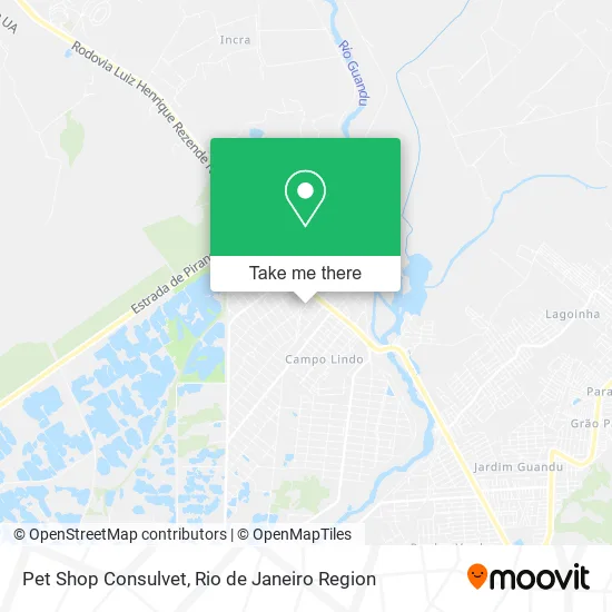 Pet Shop Consulvet map