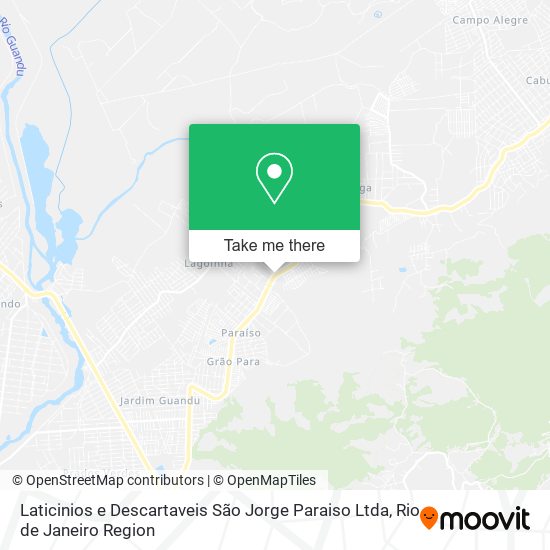 Laticinios e Descartaveis São Jorge Paraiso Ltda map
