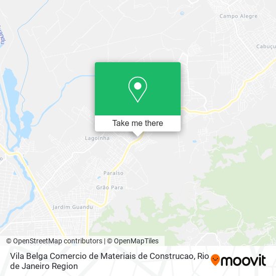 Vila Belga Comercio de Materiais de Construcao map