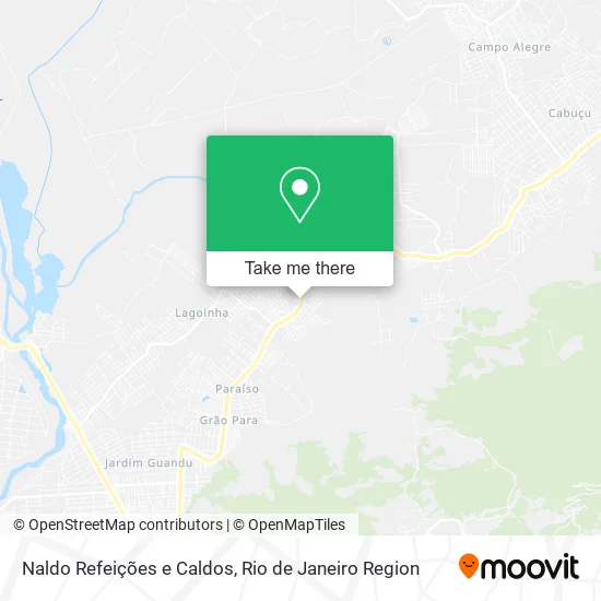 Naldo Refeições e Caldos map