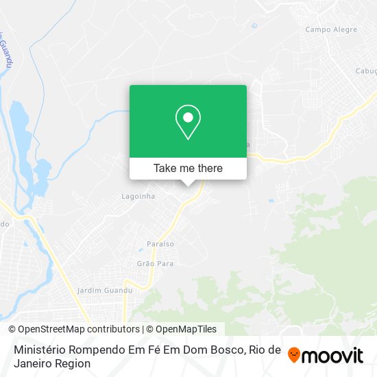 Ministério Rompendo Em Fé Em Dom Bosco map
