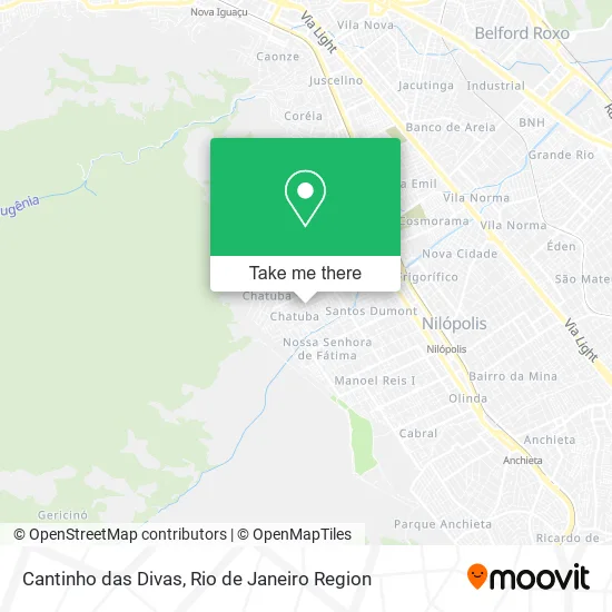 Cantinho das Divas map