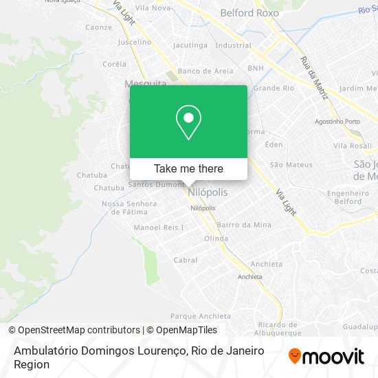 Mapa Ambulatório Domingos Lourenço