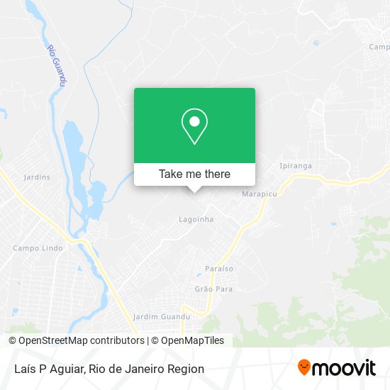 Laís P Aguiar map