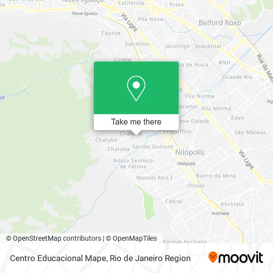 Centro Educacional Mape map
