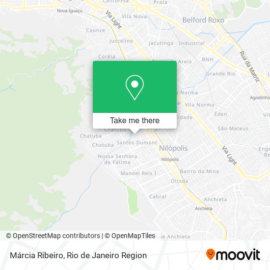 Márcia Ribeiro map