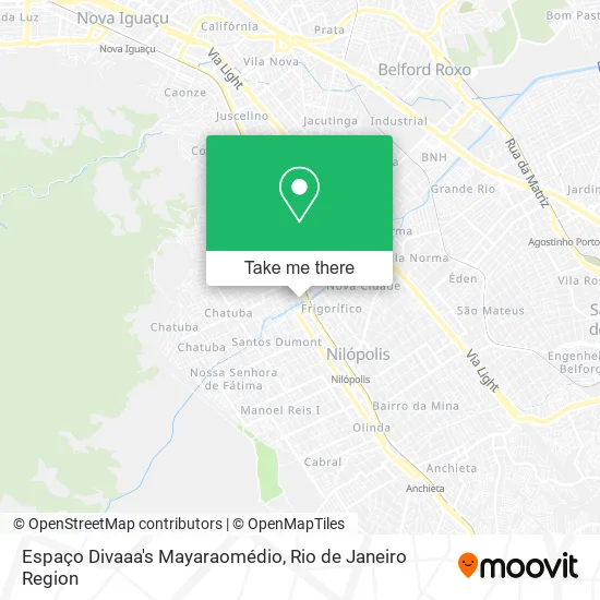 Espaço Divaaa's Mayaraomédio map