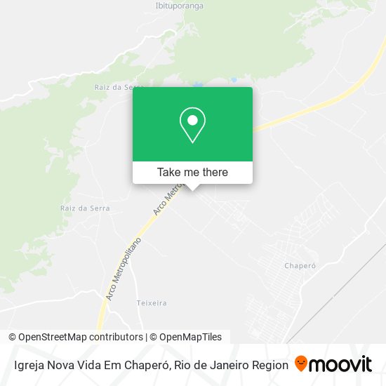 Mapa Igreja Nova Vida Em Chaperó