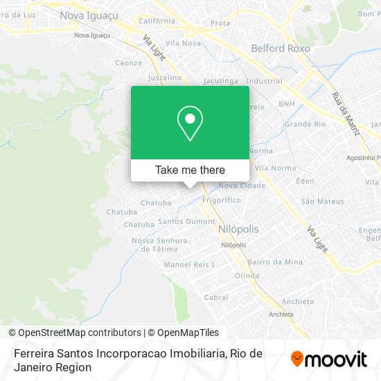 Mapa Ferreira Santos Incorporacao Imobiliaria