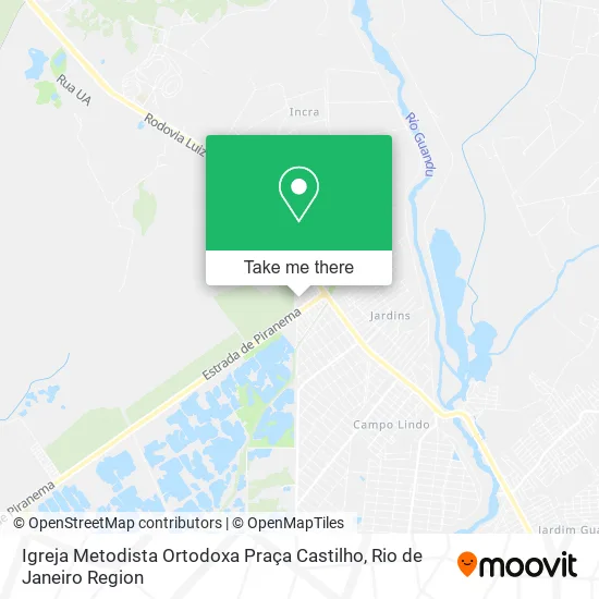 Igreja Metodista Ortodoxa Praça Castilho map