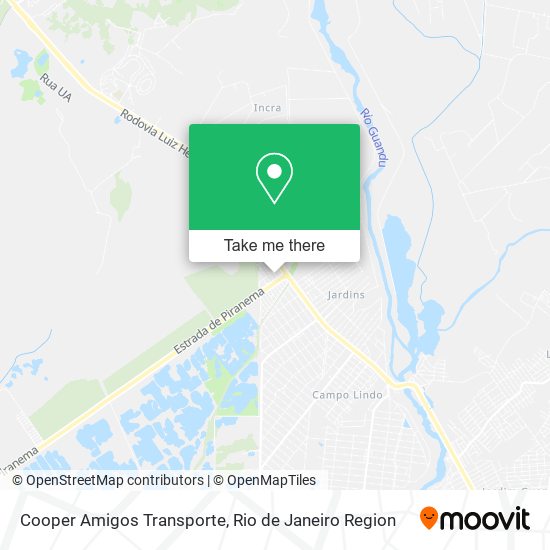 Cooper Amigos Transporte map