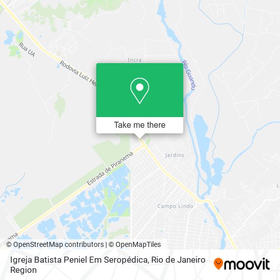 Igreja Batista Peniel Em Seropédica map