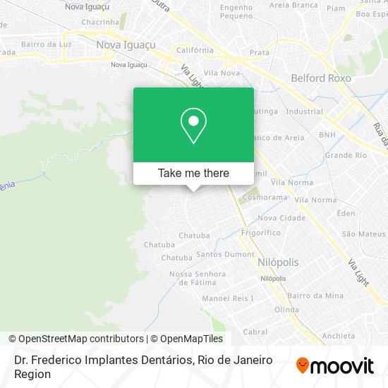 Dr. Frederico Implantes Dentários map