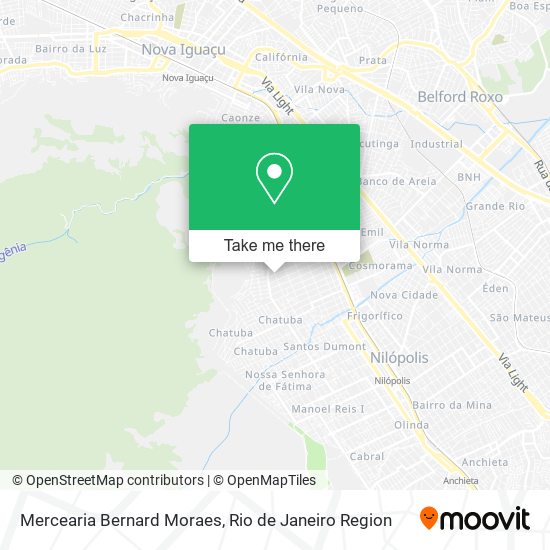 Mapa Mercearia Bernard Moraes