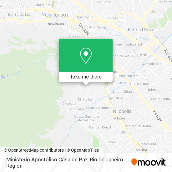 Ministério Apostólico Casa de Paz map