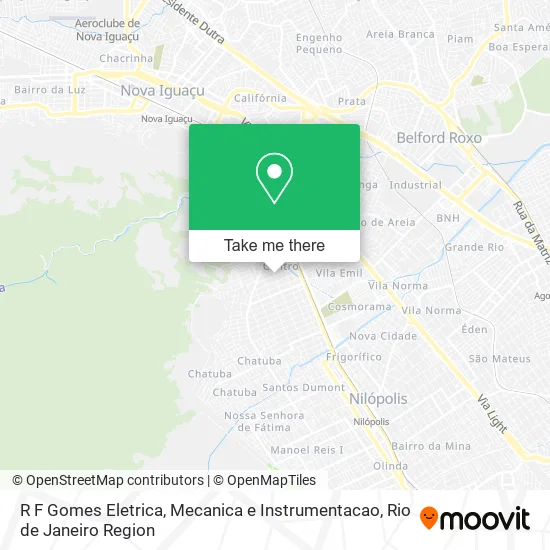 R F Gomes Eletrica, Mecanica e Instrumentacao map