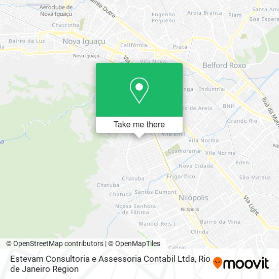 Estevam Consultoria e Assessoria Contabil Ltda map