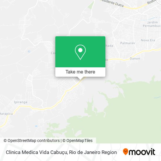 Clinica Medica Vida Cabuçu map