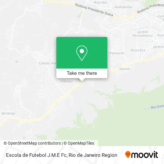 Escola de Futebol J.M.E Fc map