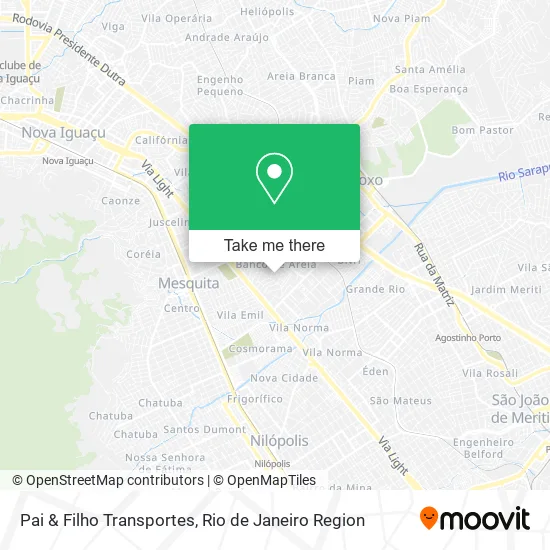 Pai & Filho Transportes map