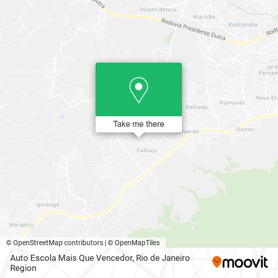 Auto Escola Mais Que Vencedor map