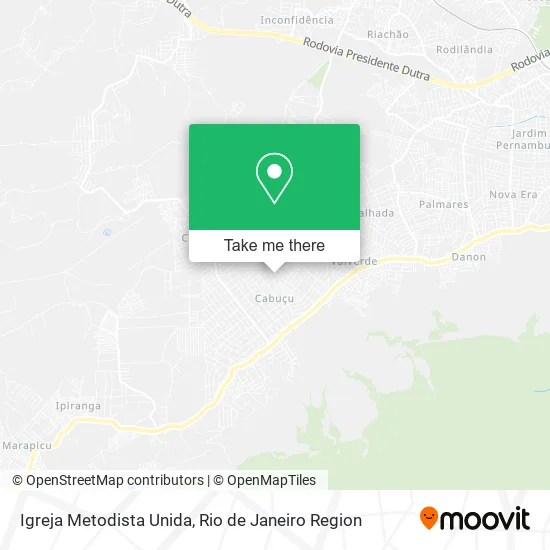 Igreja Metodista Unida map