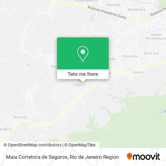 Maia Corretora de Seguros map