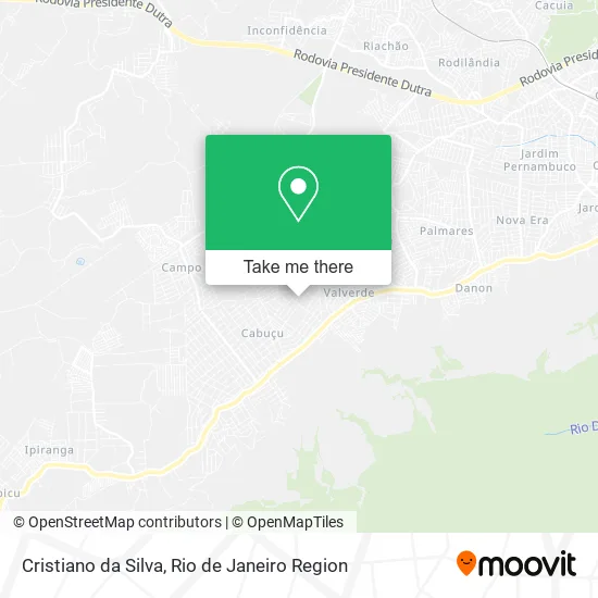 Cristiano da Silva map