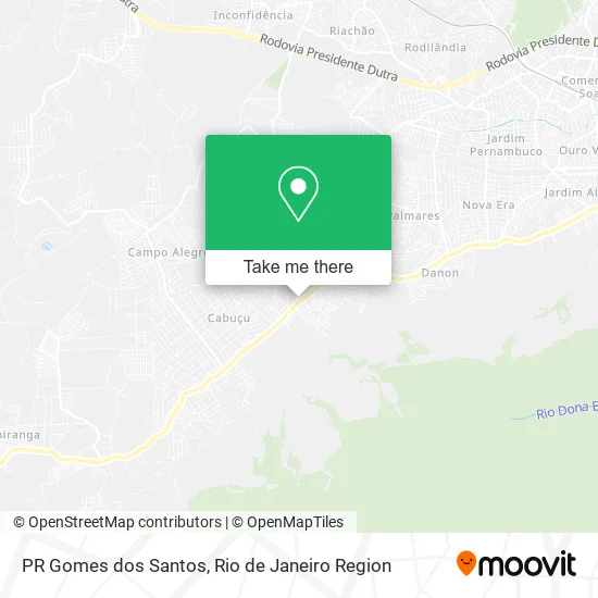 PR Gomes dos Santos map