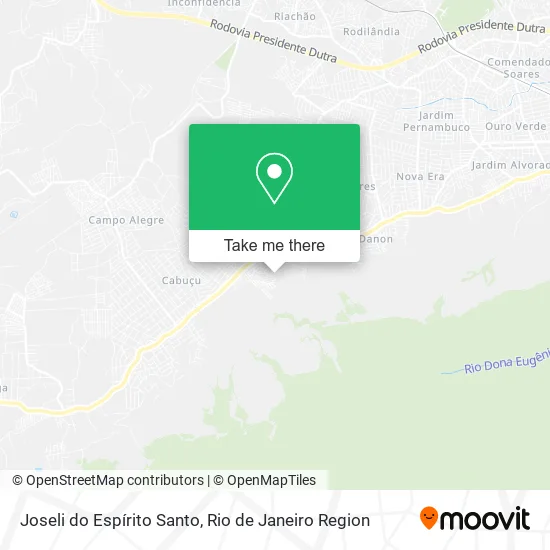 Joseli do Espírito Santo map