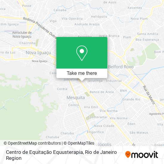 Centro de Equitação Equusterapia map