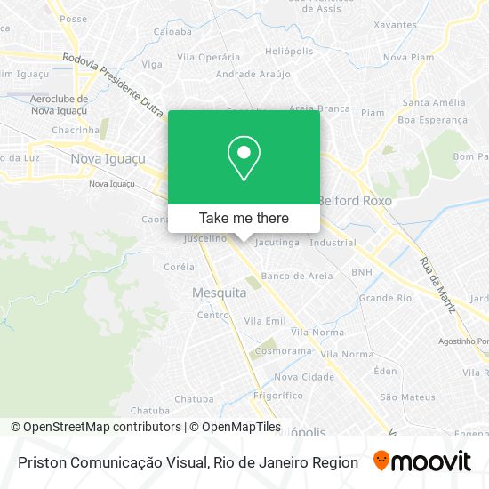 Priston Comunicação Visual map