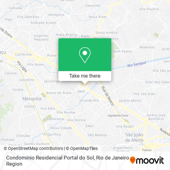 Condomínio Residencial Portal do Sol map