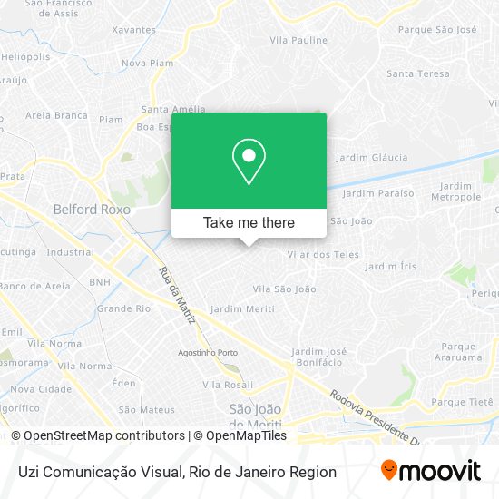 Uzi Comunicação Visual map