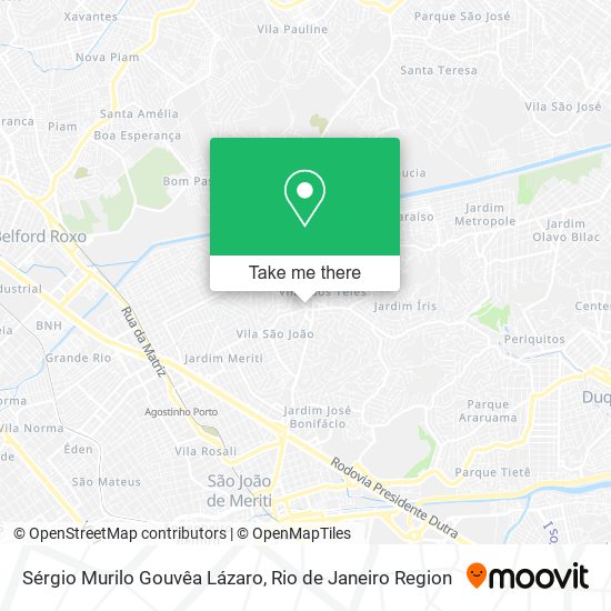 Sérgio Murilo Gouvêa Lázaro map