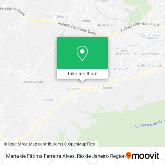 Mapa Maria de Fátima Ferreira Alves