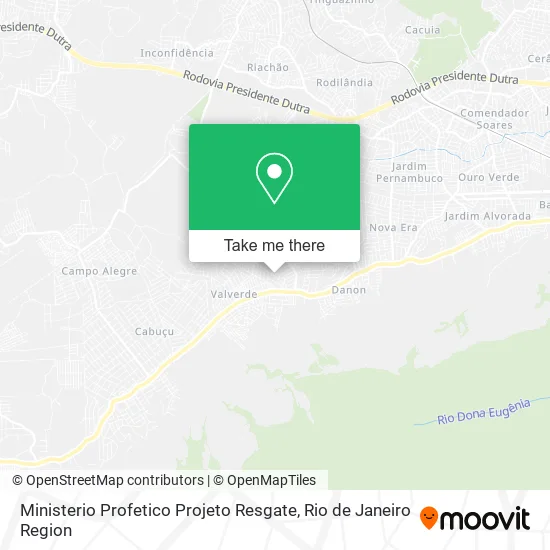 Ministerio Profetico Projeto Resgate map