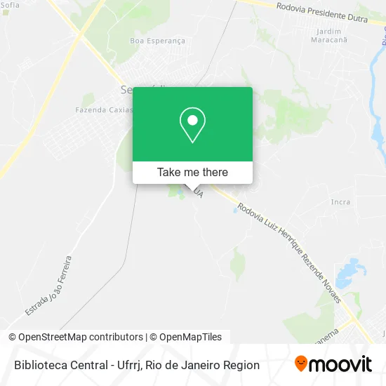 Biblioteca Central - Ufrrj map