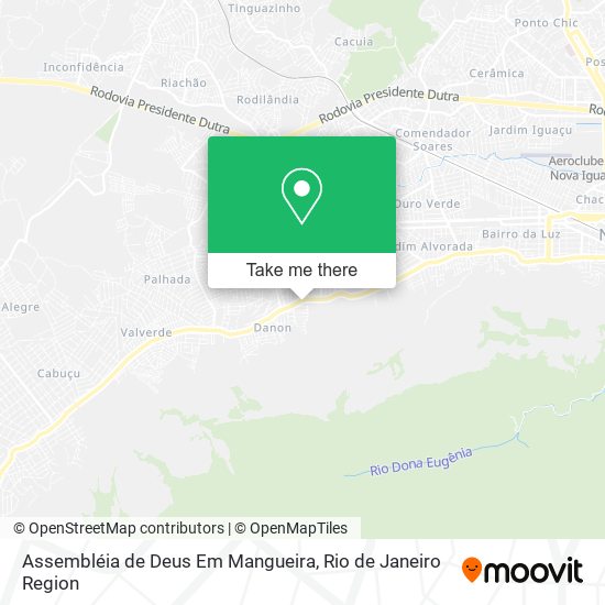 Mapa Assembléia de Deus Em Mangueira