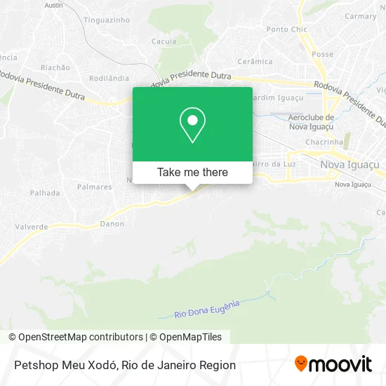 Petshop Meu Xodó map