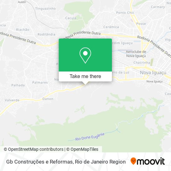 Mapa Gb Construções e Reformas