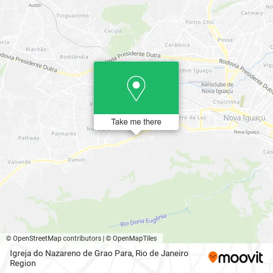 Igreja do Nazareno de Grao Para map