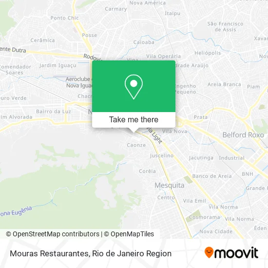 Mouras Restaurantes map
