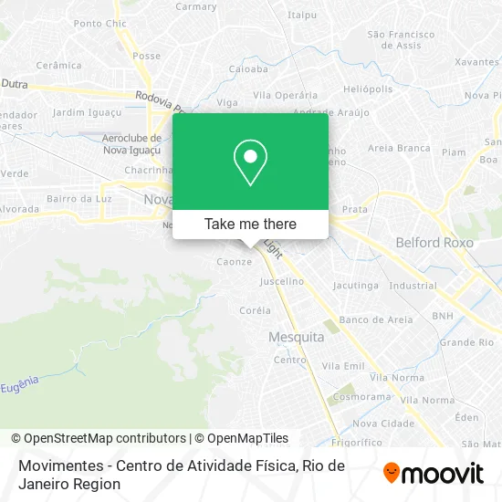 Movimentes - Centro de Atividade Física map