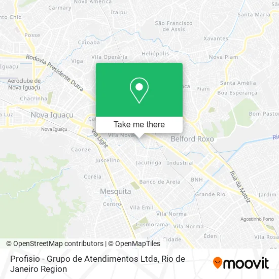 Profisio - Grupo de Atendimentos Ltda map