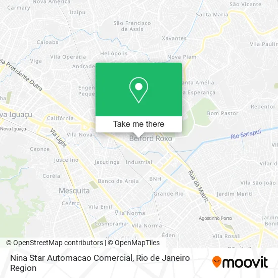 Nina Star Automacao Comercial map